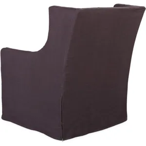 Slipcovered Swivel Chair