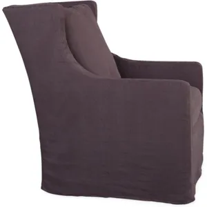 Slipcovered Swivel Chair