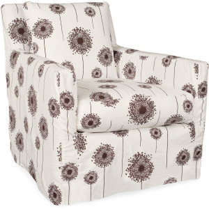 Slipcovered Swivel Glider