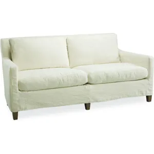 Slipcovered Apartment Sofa