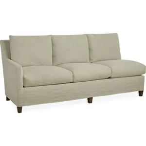 Slipcovered One Arm Sofa
