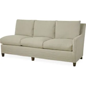 Slipcovered One Arm Sofa