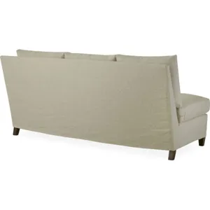 Slipcovered One Arm Sofa