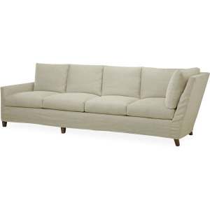 Slipcovered Four Cushion Cornering Sofa