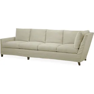 Slipcovered Four Cushion Cornering Sofa