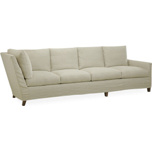 Slipcovered Four Cushion Cornering Sofa