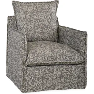 Slipcovered Swivel Glider