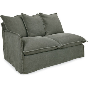Slipcovered One Arm Loveseat
