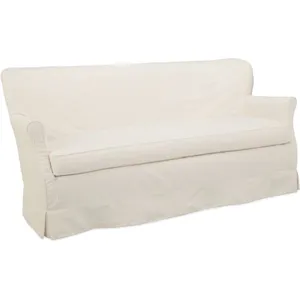Slipcovered Apartment Sofa