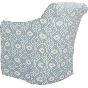 Slipcovered Swivel Chair