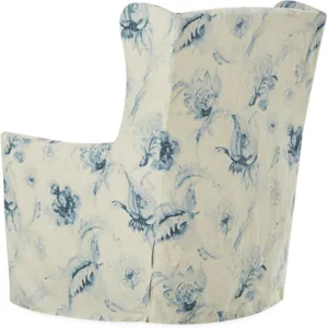Slipcovered Swivel Chair