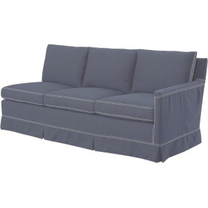 Slipcovered One Arm Sofa