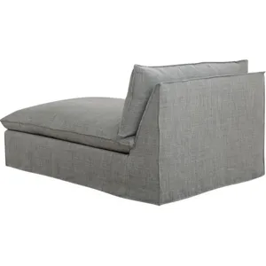 Slipcovered Armless Chaise
