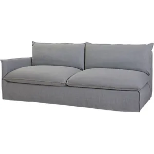 Slipcovered One Arm Sofa