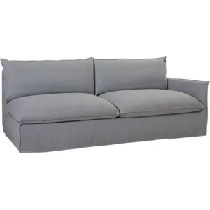 Slipcovered One Arm Sofa