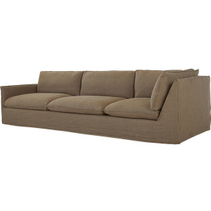 Slipcovered One Arm Cornering Sofa