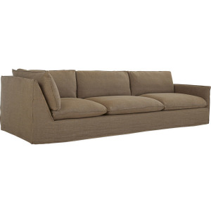 Slipcovered One Arm Cornering Sofa