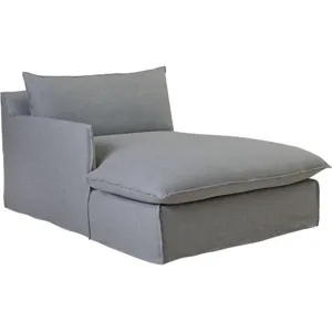 Slipcovered One Arm Chaise