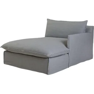 Slipcovered One Arm Chaise