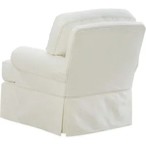 Slipcovered Swivel Glider