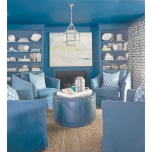 Slipcovered Swivel Chair