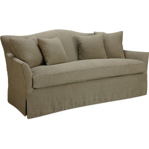 Slipcovered Apartment Sofa