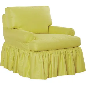 Slipcovered Swivel Chair