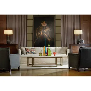 Slipcovered Extra Long Sofa