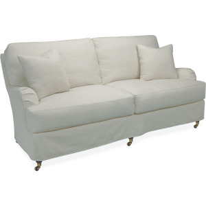 Slipcovered Apartment Sofa