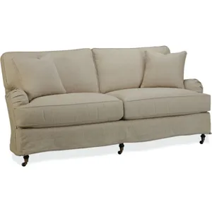 Slipcovered Apartment Sofa