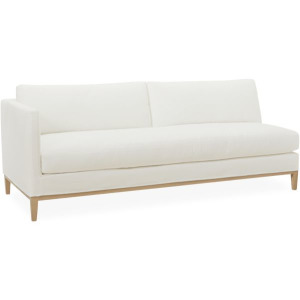 Slipcovered One Arm Sofa