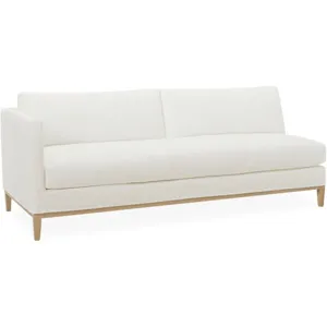 Slipcovered One Arm Sofa