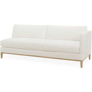 Slipcovered One Arm Sofa