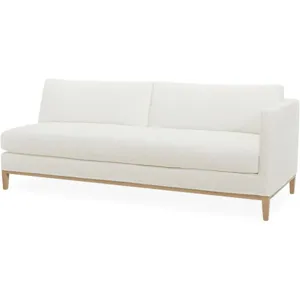 Slipcovered One Arm Sofa