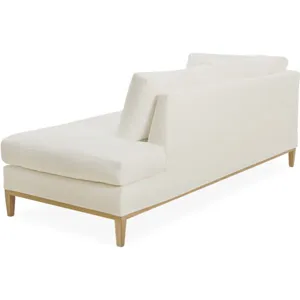 Slipcovered Bumper Chaise