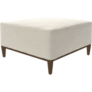 Slipcovered Cocktail Ottoman
