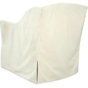 Slipcovered Swivel Chair