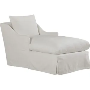Slipcovered Chaise