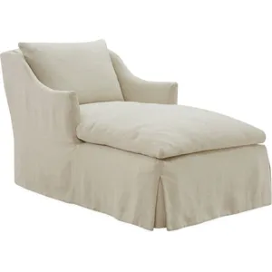 Slipcovered Chaise