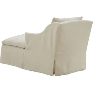 Slipcovered Chaise
