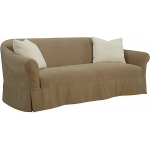 Slipcovered Apartment Sofa