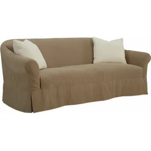 Slipcovered Apartment Sofa