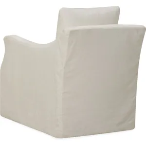 Slipcovered Swivel Chair