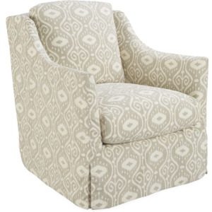 Slipcovered Swivel Glider