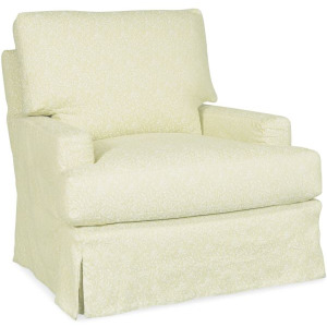 Slipcovered Swivel Glider