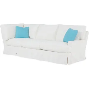 Slipcovered Cornering Sofa
