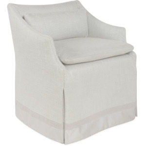 Slipcovered Low Back Campaign Chair