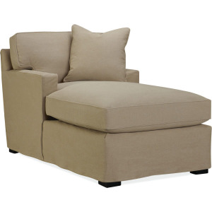 Slipcovered Chaise