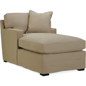 Slipcovered Chaise