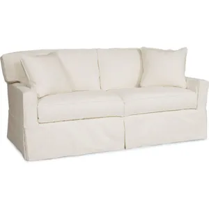 Slipcovered Apartment Sofa